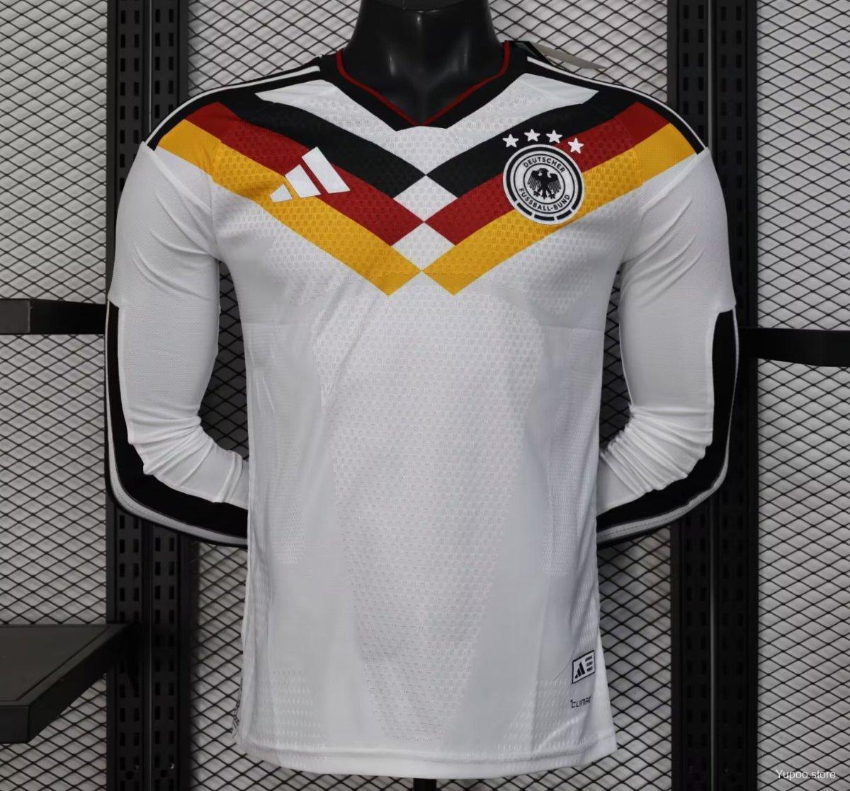 Camiseta de fútbol Alemania 2026 LOCAL MANGA LARGA VERSION JUGADOR